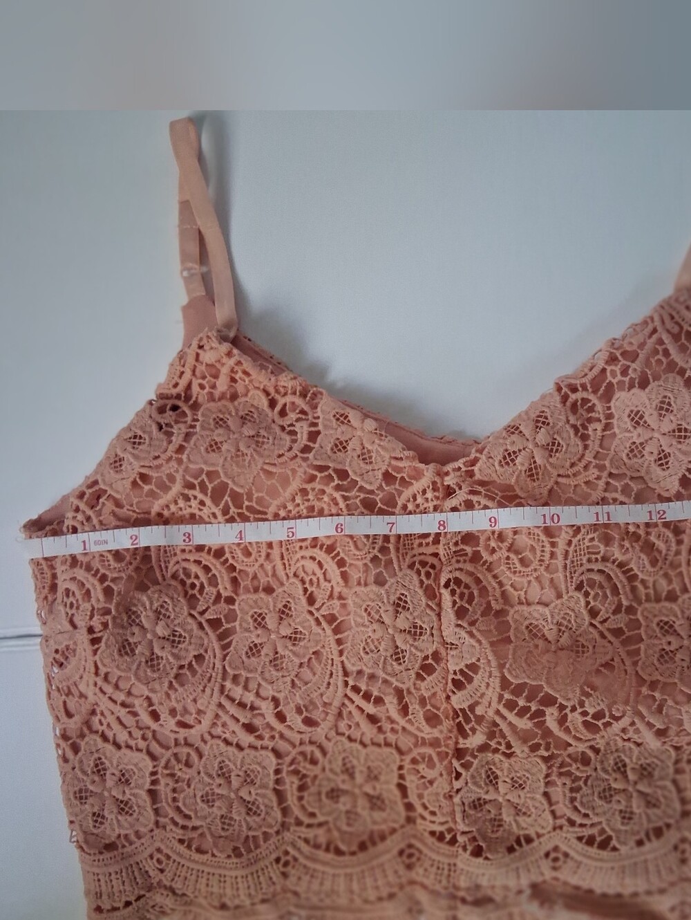 Active USA Peach Lace Bralette